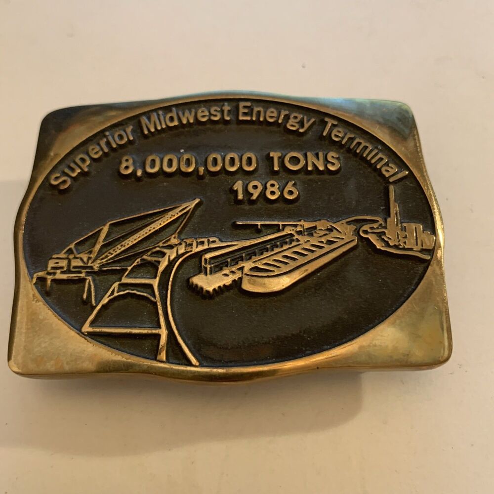 Vintage Brass Belt Buckle